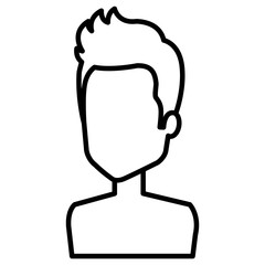 young man shirtless avatar character