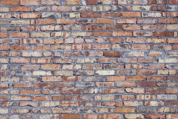 old red brick wall texture background
