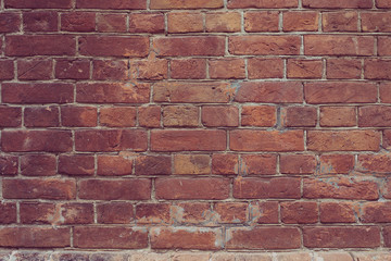 Obraz premium old red brick wall texture background