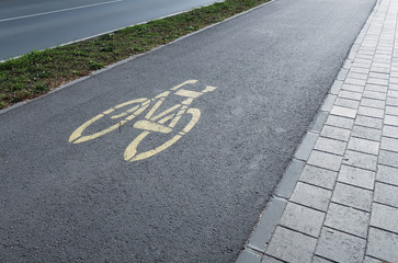 Obraz premium Bicycle track