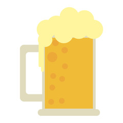 glass of beer icon image vector illustration design 