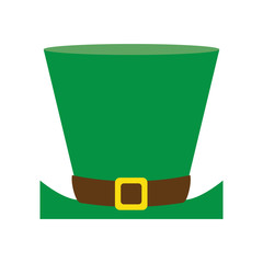 leprechaun hat saint patricks day related  icon image vector illustration design 