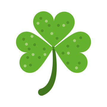 clover or shamrock saint patricks day related  icon image vector illustration design 