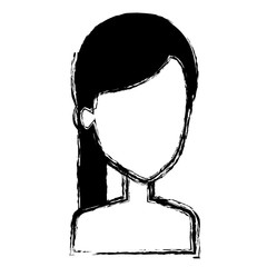 beautiful woman shirtless avatar character