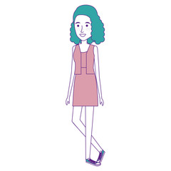 beautiful woman avatar character