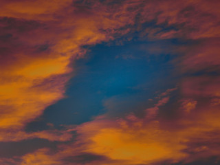 cloudy twilight sky background