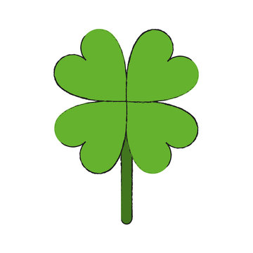 clover or shamrock saint patricks day related icon image vector illustration design