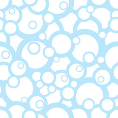 seamless abstract pattern of colored circles