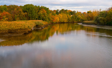 Fototapeta na wymiar Hackensack River New Jersey