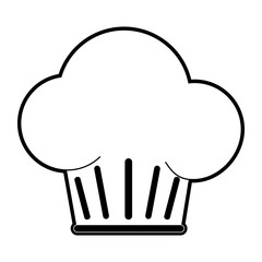 Chef hat symbol icon vector illustration graphic design