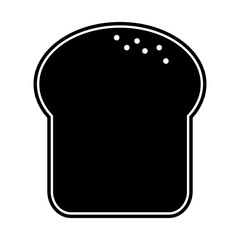 Fresh bread food icon vector illustration graphic design