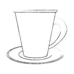 Cup of coffee icon vector illustration graphic design