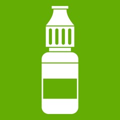 Liquid for electronic cigarettes icon green
