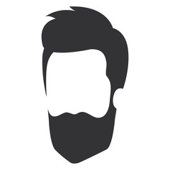 young man head avatar character