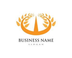 wheat Logo Template