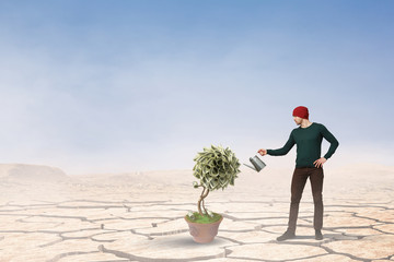 Make your income grow. Mixed media