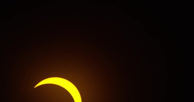 Timelapse of solar eclipse as seen in the path of totality over Mackay, Idaho.