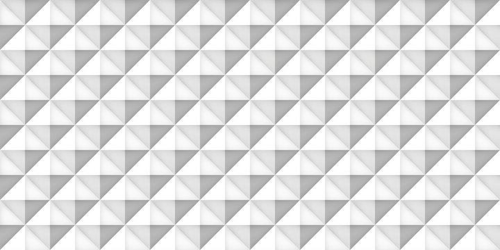 Volume white realistic texture, cubes, gray 3d geometric seamless pattern, design vector light background