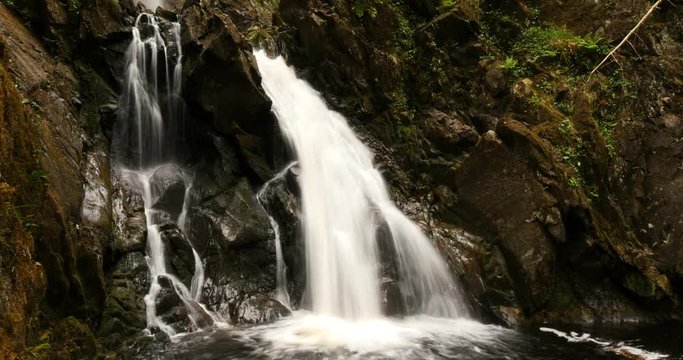 Waterfall in Scottish Highlands Scotland United Kingdom Europe