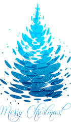 Water Christmas tree