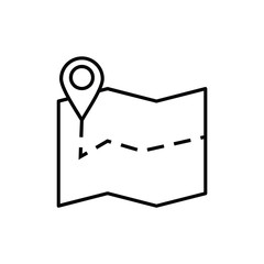 Maps icon vector design illustration