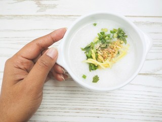 Korean rice porridge