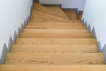 Wood ash floor stairs minimal loft design room