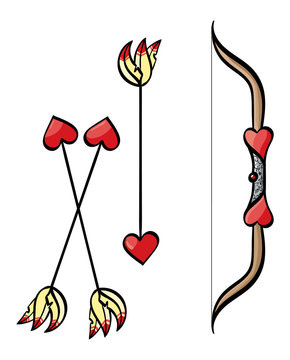 Cupid's Bow and Arrows