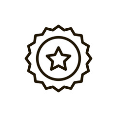 Award flat icon