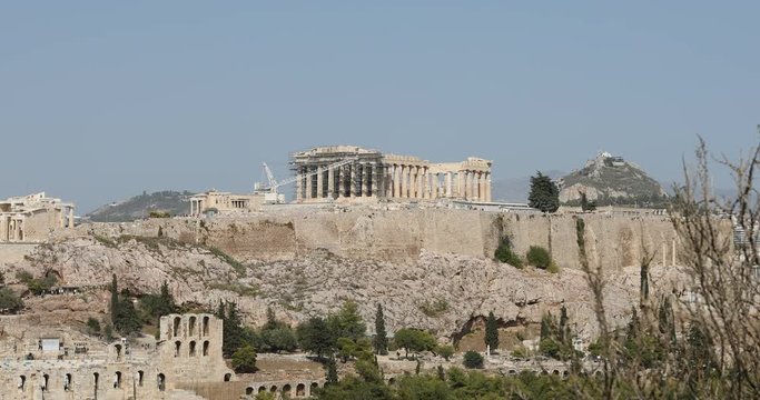 Acropolis and Pathenon, Athens, Greece