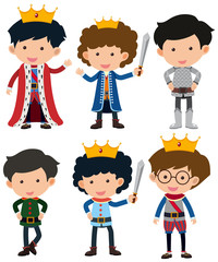Six characters of prince and knight