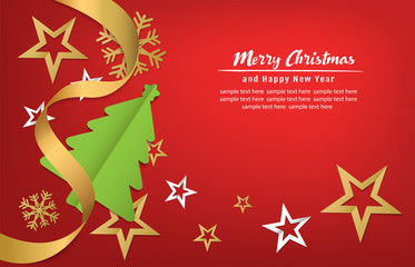 christmas background vector design