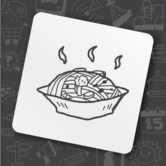 pasta doodle