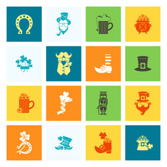 Saint Patricks Day Icon Set