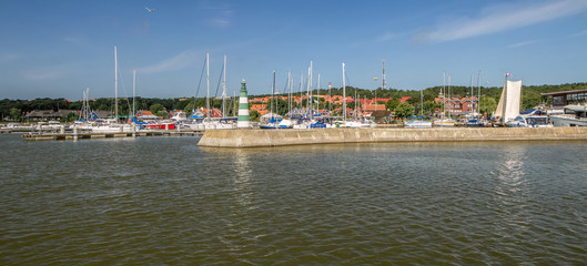 Port  Nida in summer