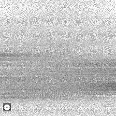 Wavy background. Black and white grainy dotwork design. Pointillism pattern. Stippled vector illustration.