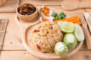 Fried rice with Shrimp paste sauce