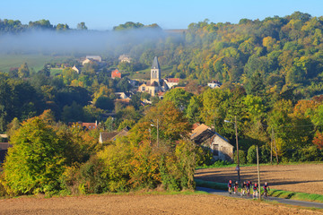 Vélo dans la vallée de la Mauldre, Île-de-France