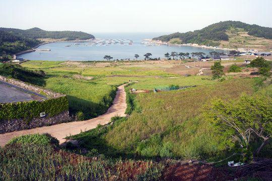 Sea Farm, in CHEONGSANDO ISLAND, KOREA