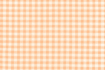  tissu à petits carreaux vichy orange