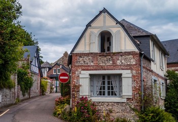Veules les Roses, Normandie, France.