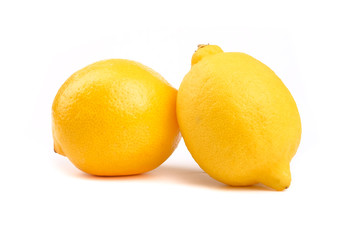 Lemon isolated on white background