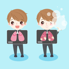 people with lung health