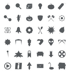 Set of various symbols and icons for web and eCommerce