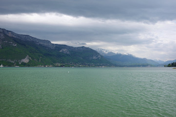 View of the lake of Annecy
