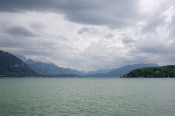 View of the lake of Annecy