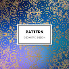 Indian floral luxury ornament pattern.