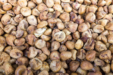 Dry figs for sale in the market