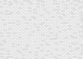White brick wall background vector illustration