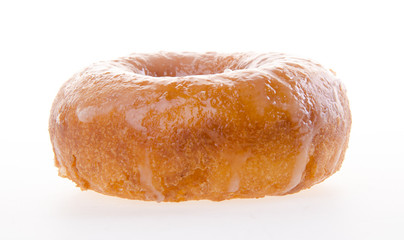 sugary donut on a background